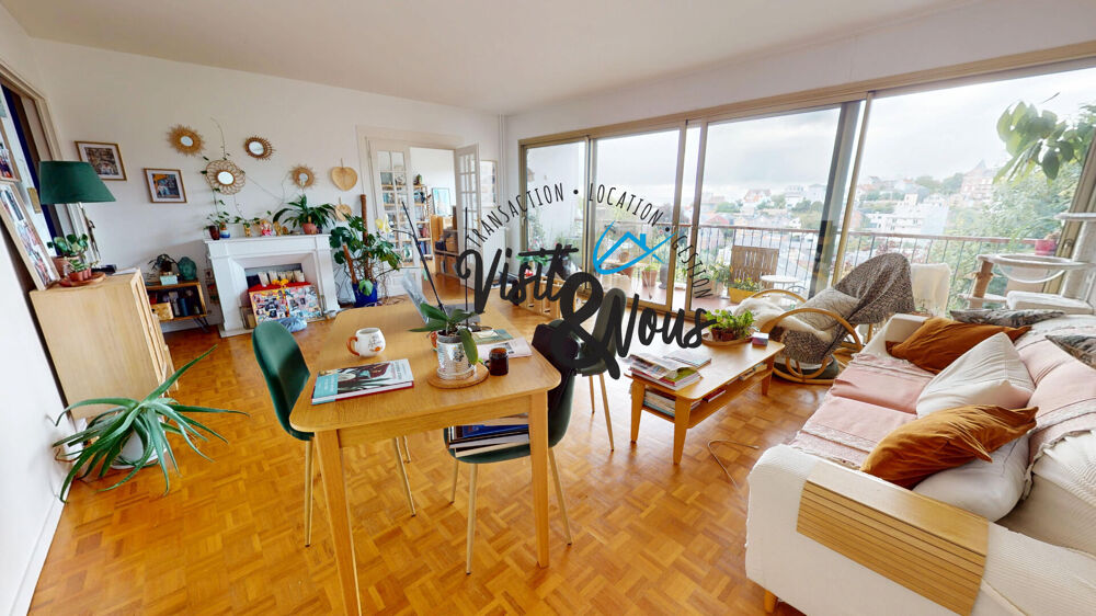 SAINTE-ADRESSE Appartement 3 pièces avec balcon terrasse et vue mer panoramique