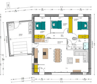  Maison  vendre 4 pices 90 m