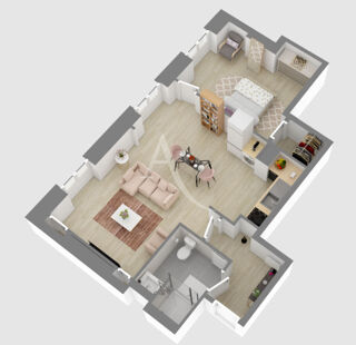  Appartement � vendre 2 pi�ces 46 m�