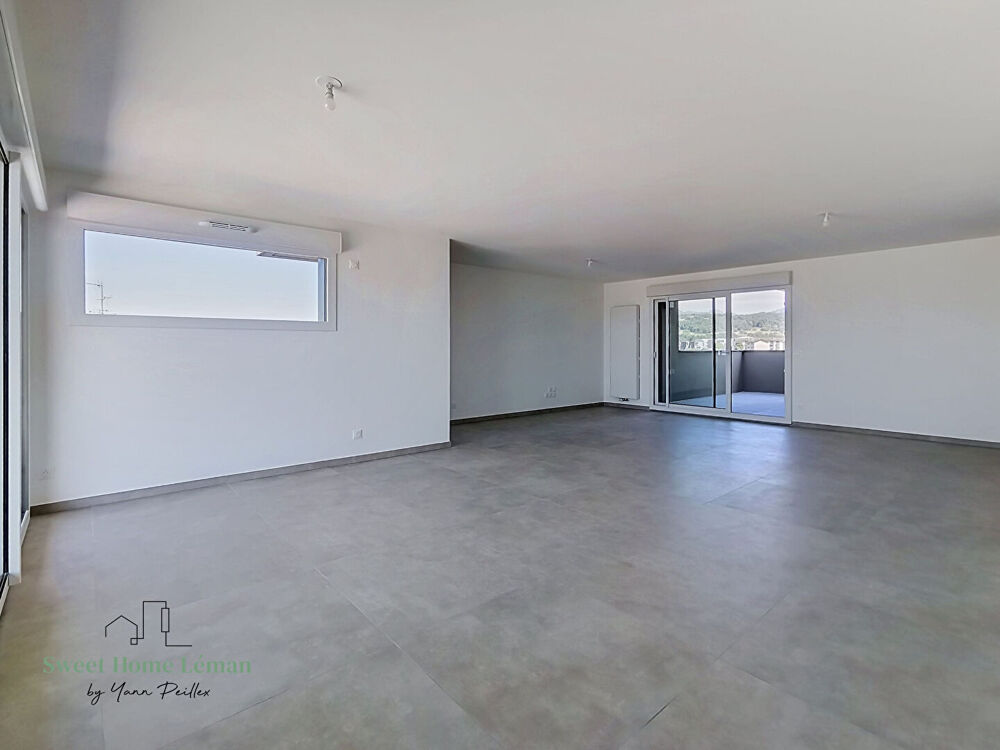 THONON LES BAINS - T4 en attique vue Lac - 110m² + terrasse