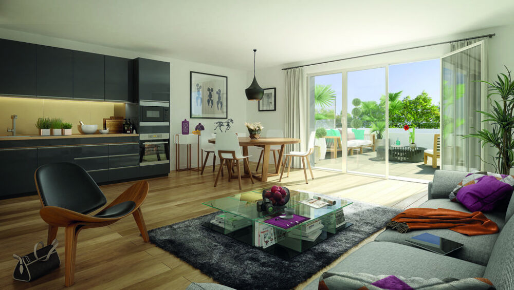 Appartement 2 pièces 41m² avec terrasse de 8m²