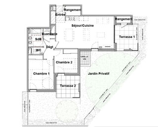  Appartement � vendre 3 pi�ces 75 m�