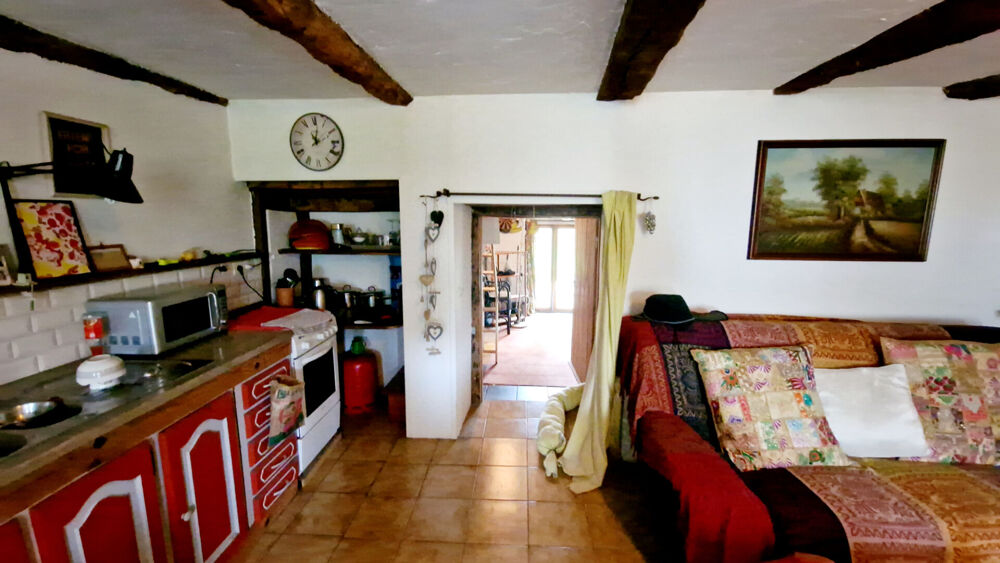 Vente Maison MORBIHAN - Proche Menéac- Maison 1 chambre avec grand jardin, bûcher, atelier (interieur)  et dépendance. Grand grenier à aménag Meneac
