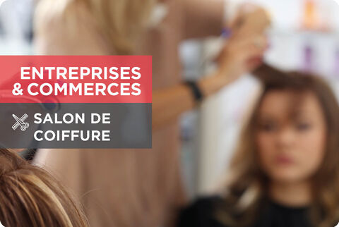   Fonds de commerce SALON DE COIFFURE - Affaire saine et bien implantée 