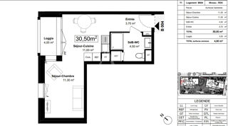  Appartement � vendre 1 pi�ce 31 m�