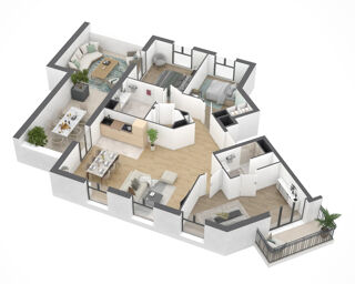  Appartement � vendre 4 pi�ces 90 m�