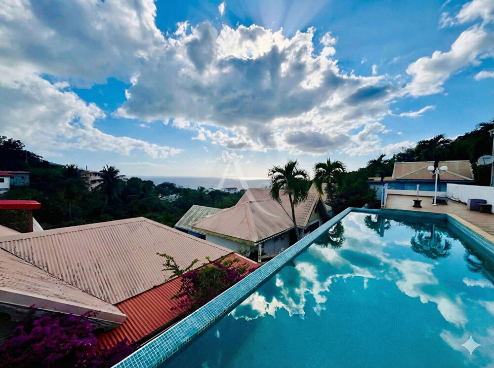 Studio vue mer avec piscine au Carbet