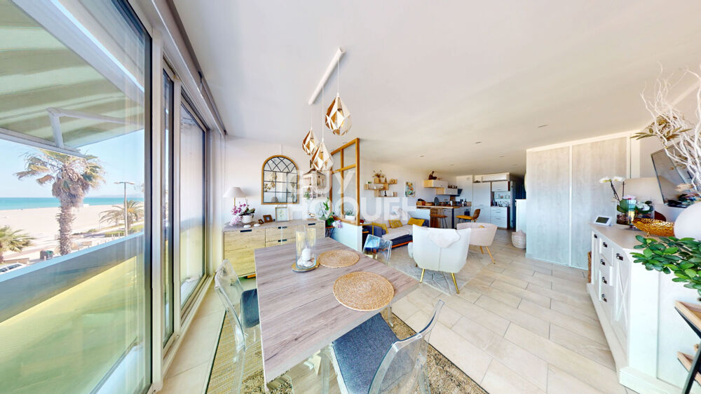 Vente Appartement Appartement T3 traversant - Vue mer & Vue Canigou - 61 m² Canet plage