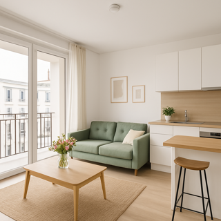  Appartement � vendre 2 pi�ces 59 m�