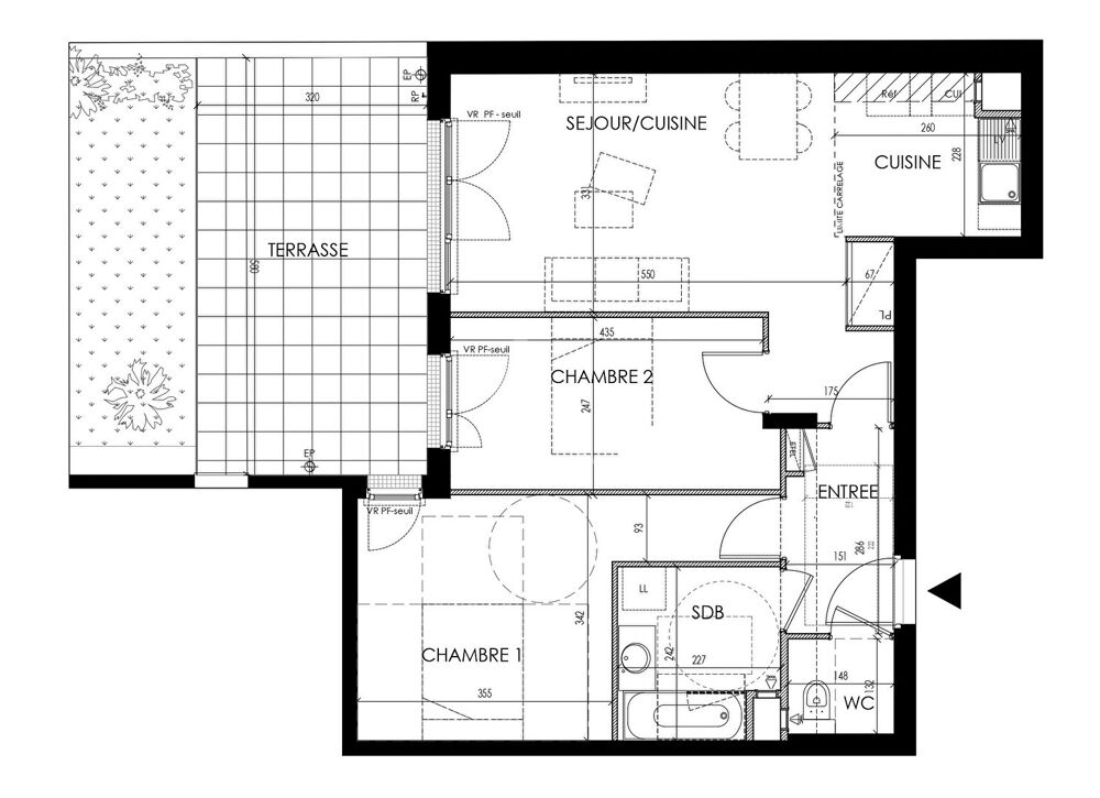 Appartement a louer chaville - 3 pièce(s) - 63 m2 - Surfyn