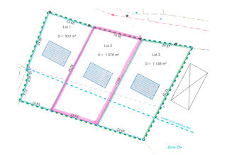  Terrain � vendre 1078 m�