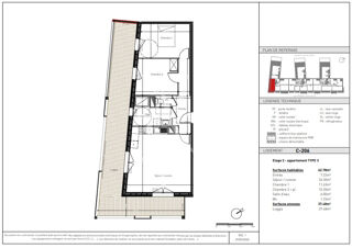  Appartement  vendre 3 pices 63 m