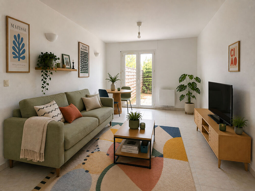Claye-Souilly - Appartement 2 pièces avec jardin privatif et 3 stationnements