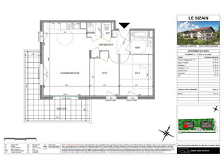  Appartement � vendre 3 pi�ces 1 m�