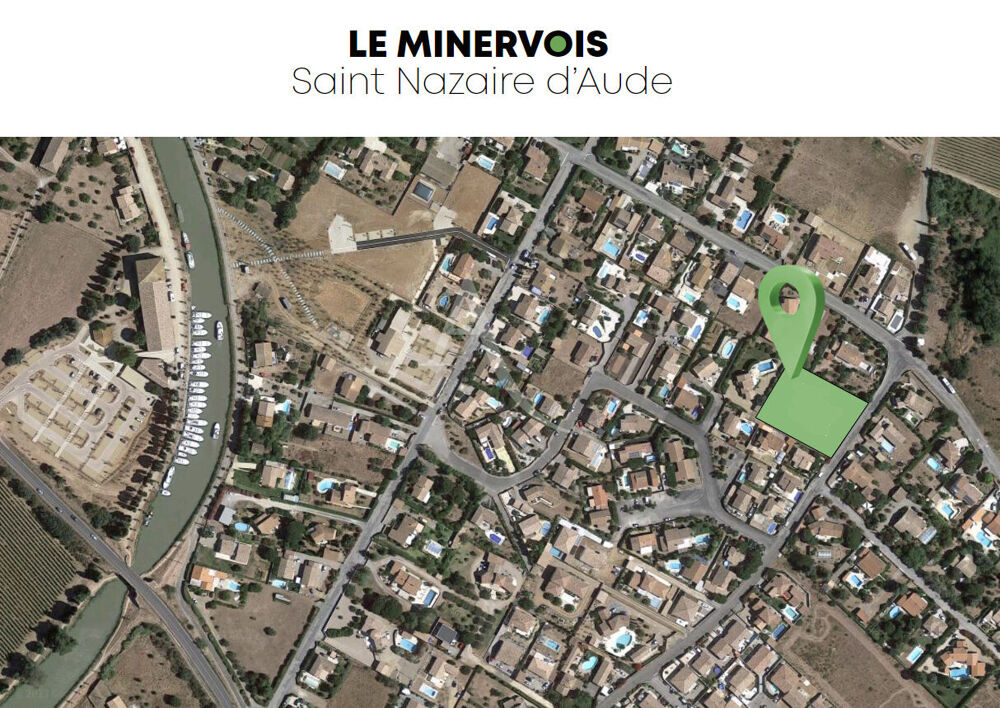 Vente Terrain LE SOMAIL (CANAL DU MIDI) - Terrain � B�tir, Site for Sale, 636m�. Saint nazaire d aude