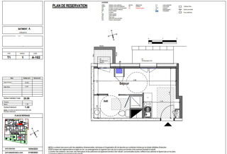  Appartement  vendre 1 pice 20 m