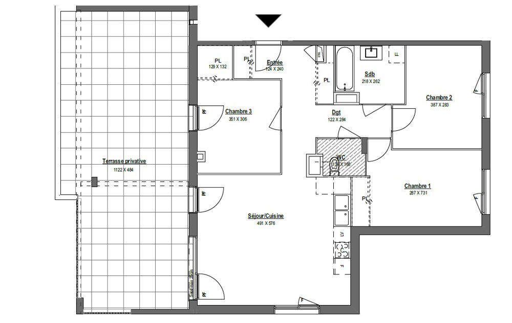Vente Appartement Appartement 4 pièces Dernier etage Terrasse Venissieux