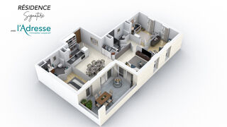  Appartement  vendre 4 pices 95 m