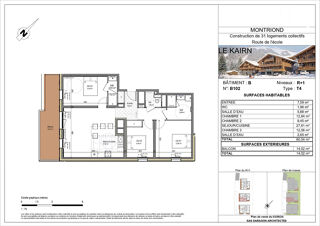  Appartement � vendre 4 pi�ces 81 m�