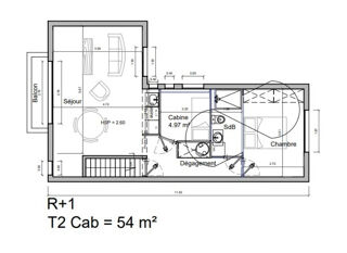  Appartement à vendre 3 pièces 53 m²