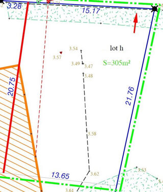  Terrain à vendre 305 m²