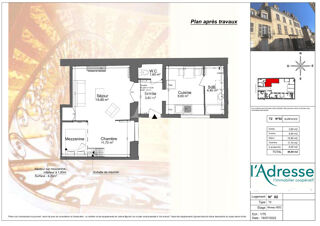  Appartement � vendre 2 pi�ces 46 m�