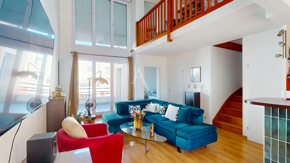 417 (Appartement A louer) : Appartement duplex VILLENEUVE LA GARENNE 4 pièces 101.1m² - 1900 CC