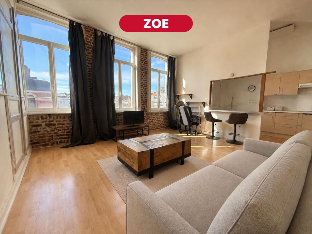 Vente Appartement Zoé - Studio 34 m2 - Place Sébastopol Lille