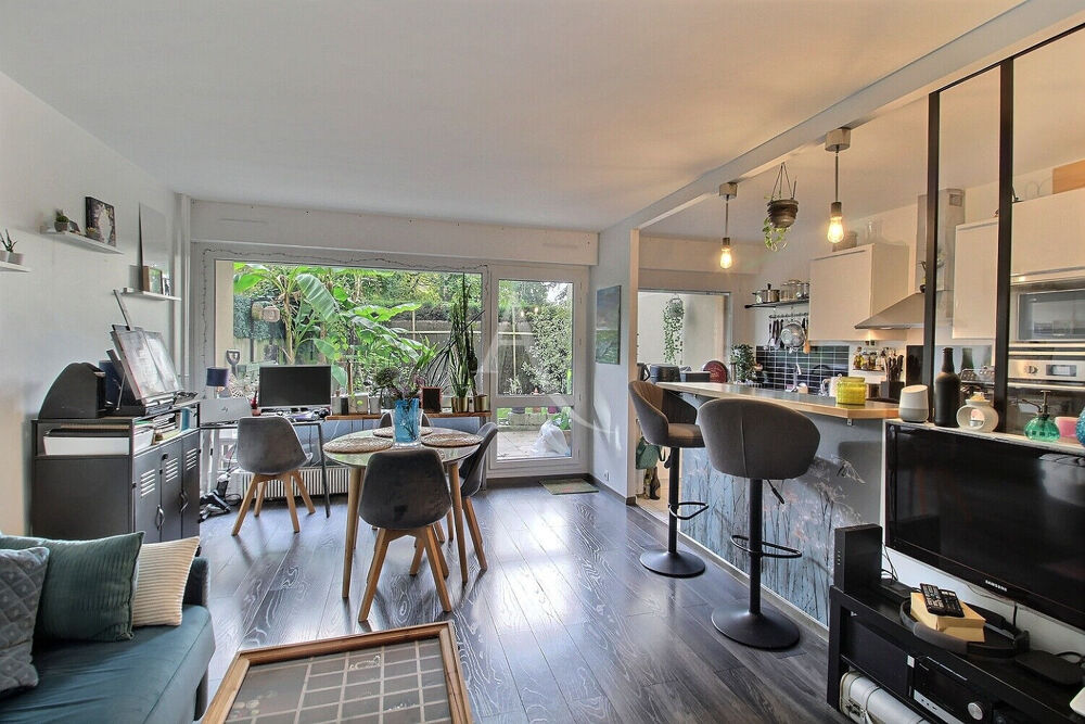Vente Appartement ÉLANCOURT La Villedieu : 3 pièces traversant de 65 m² en rez-de-jardin, avec deux jardins et terrasses Elancourt
