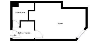  Appartement � vendre 1 pi�ce 23 m�