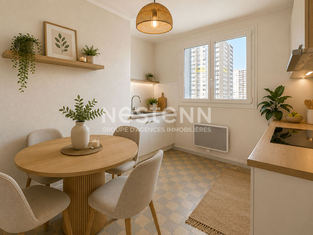Appartement 4 pièces 3 chambres avec balcon et cave - Secteur MONTFERRAT