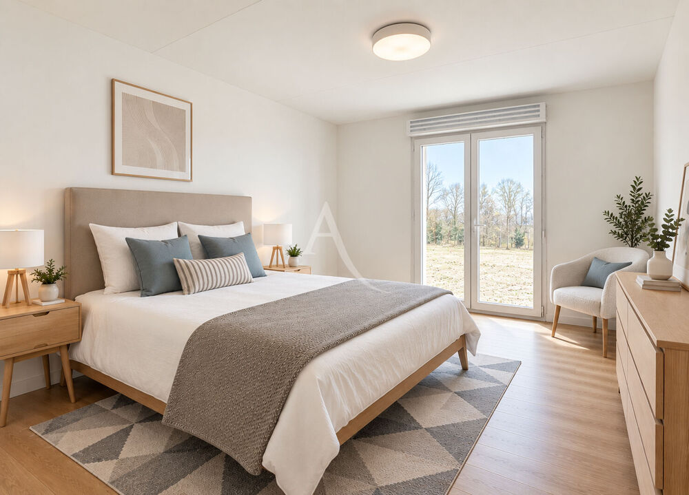 Vente Appartement Appartement à Nanteuil les Meaux en rez-de-chaussée - F3  - 74 m2 - 2 chambres - 1 terrasse et 1 jardin et 2 places de stationne Nanteuil les meaux