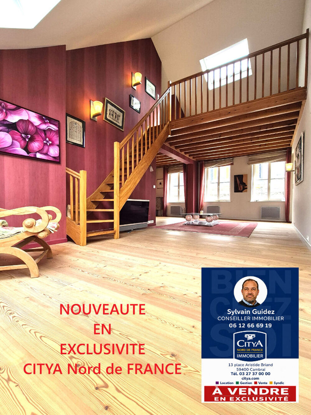 Appartement 3 pièces 91 m² · à Cambrai · 91 m² · 137 900 €