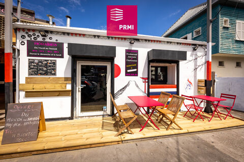PRMI SAINT LEU : Fonds de commerce de restauration en plein Centre Ville ! 82500 97424 Saint leu
