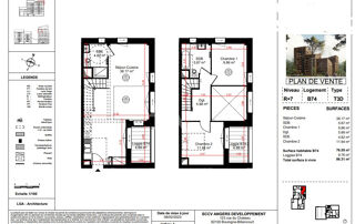  Appartement � vendre 3 pi�ces 77 m�