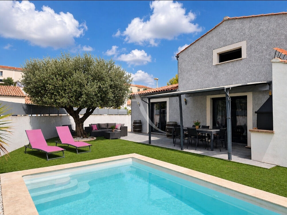 Vente Maison Maison Poussan 5 pièce(s) 136 m2 + piscine+ jardin+ garage Poussan