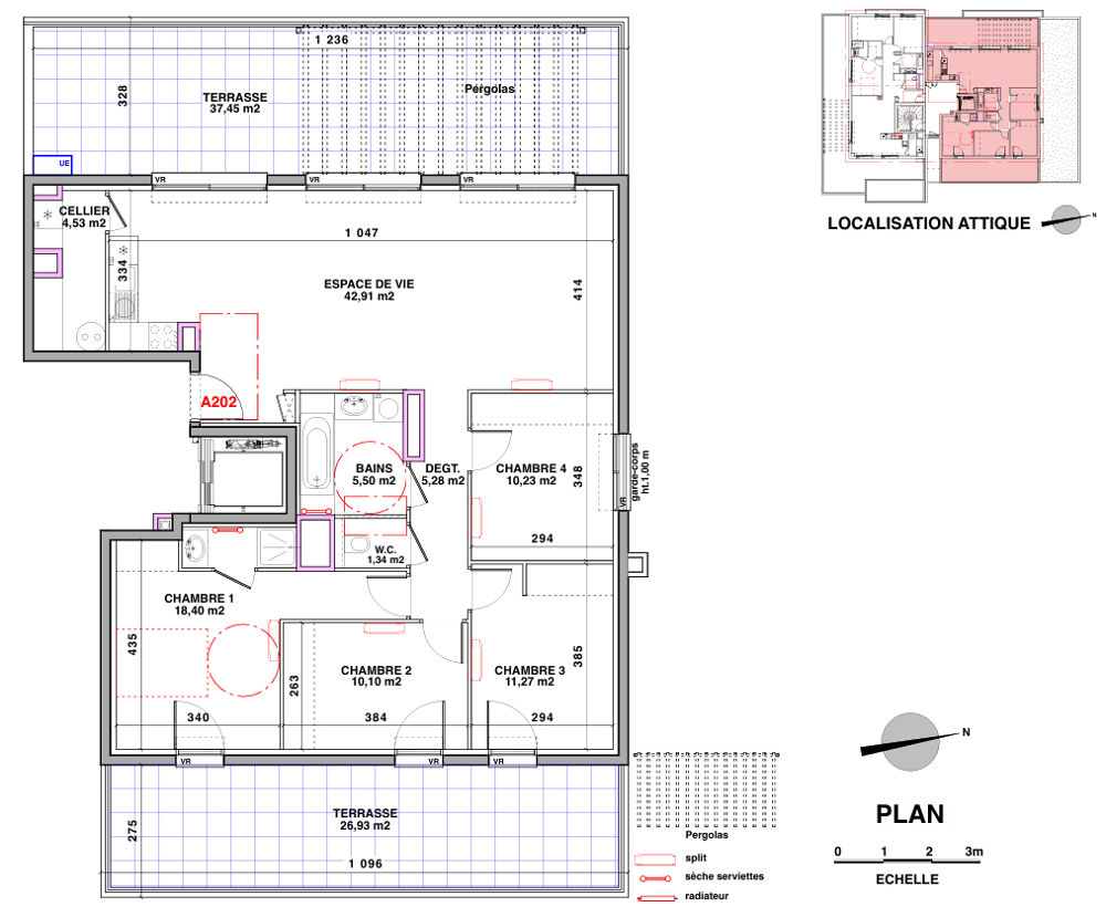 Vente Appartement Appartement T4 - Terrasse Vaugneray