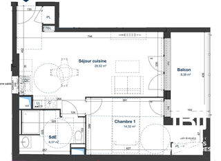  Appartement � vendre 2 pi�ces 49 m�