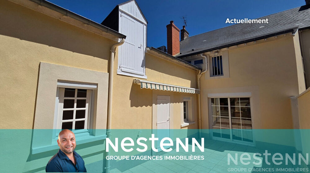 Maison de bourg rénovée avec 4 chambres, garage, jardin à proximité du Mans