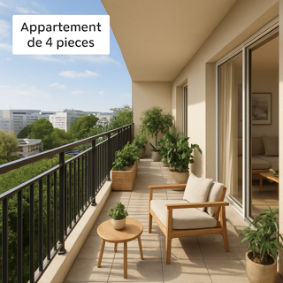  Appartement à vendre 4 pièces 102 m²