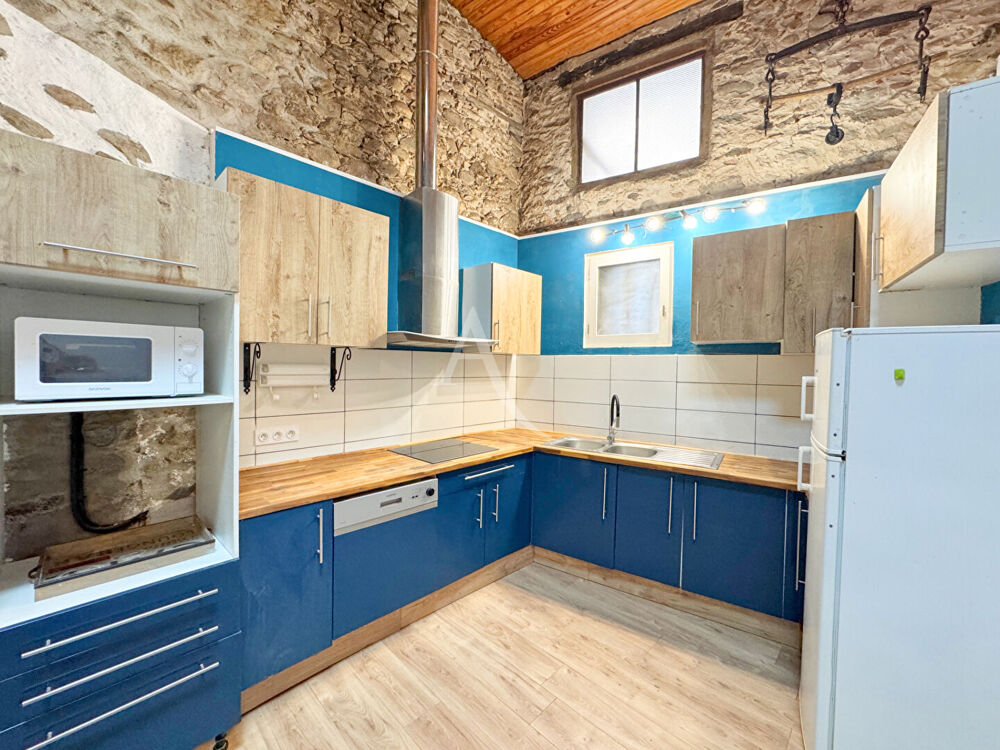 Vente Maison VINCA : Maison de ville 3 pièces - 87 m²  PIERRES APPARENTES ET CACHET DE L'ANCIEN !! Vinca