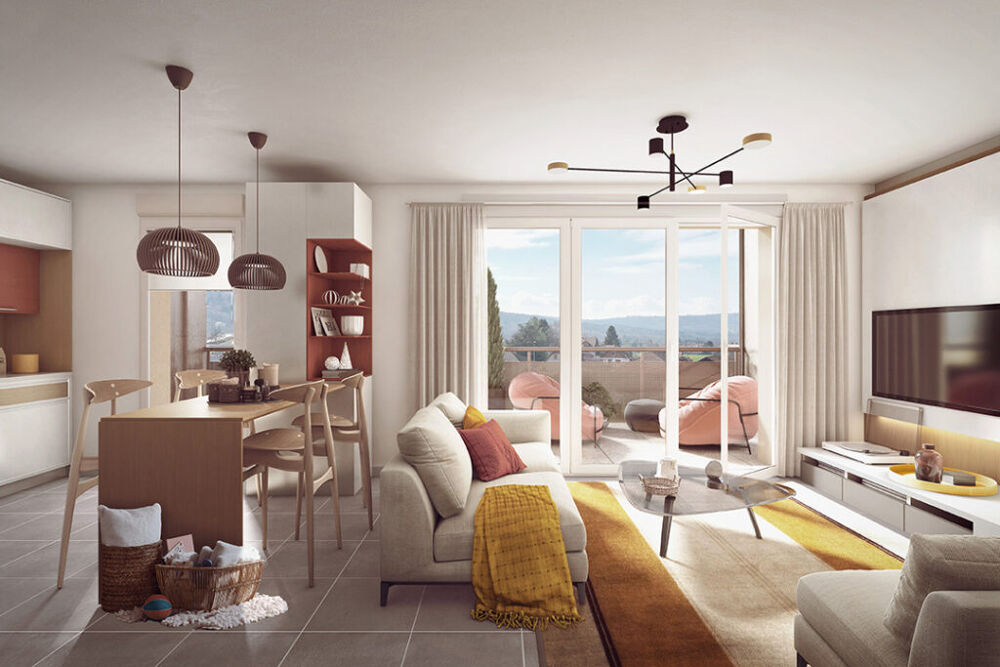 Appartement 4 pièces avec terrasse de 8m²