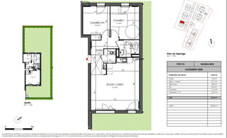  Appartement � vendre 3 pi�ces 63 m�