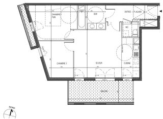  Appartement  vendre 3 pices 62 m