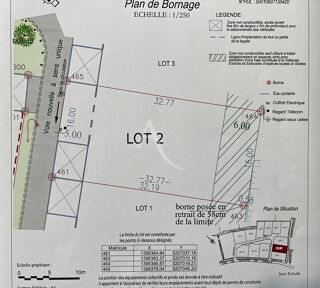  Terrain  vendre 524 m