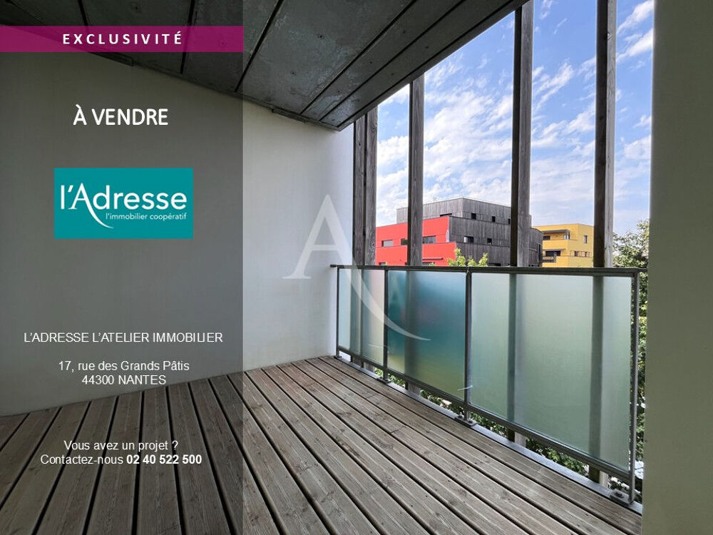 Vente Appartement Appartement Nantes 2 pièce(s) 38.3 m2 Nantes