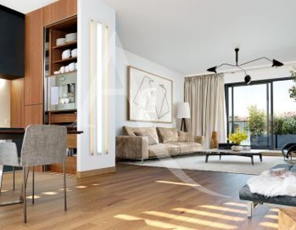 Appartement de type 4 au dernier étage de 94.60m² avec grande terrasse situé Quartier ZOLA à NANTES