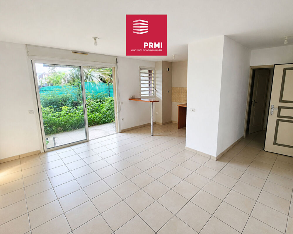 BRAS PANON : appartement T2 avec jardin, varangue, parking sous-sol, résidence sécurisée