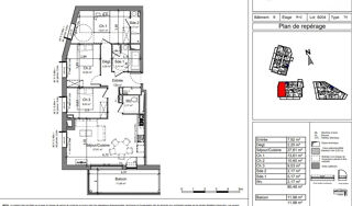  Appartement � vendre 4 pi�ces 80 m�