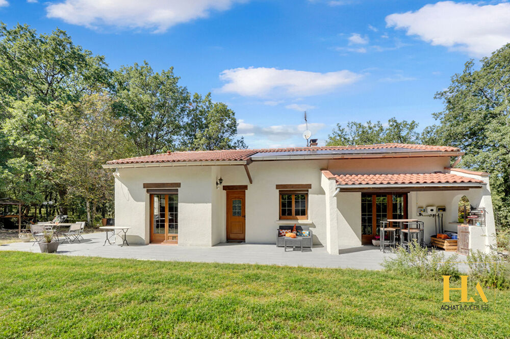 Vente Maison RARE Maison au milieu d'un bois, Cépet 102 m2, T5, 4200 m2 de terrain arboré Cepet
